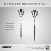 Champify Brass Darts Set "Blizzard" with 18 g Barrel and
