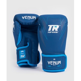 Venum X Top Rank Original Impact Boxing Gloves - Navy Blue - 14-Ounce