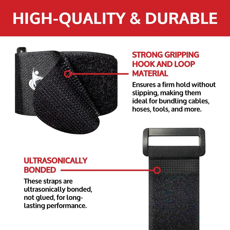 Reusable Cinch Straps 3/4" x 8" (Usable Length is 5.5")