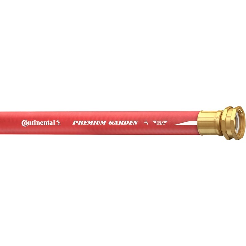 Continental Premium Garden Red Heavy Duty Hot Water Garden Hose,