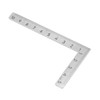 Veumoie Mini Square 10X5cm 90 Degree Stainless Steel Angle Ruler