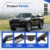 JMTAAT Front Upper Grille Compatible with 2014-2019 Toyota 4Runner Replacement