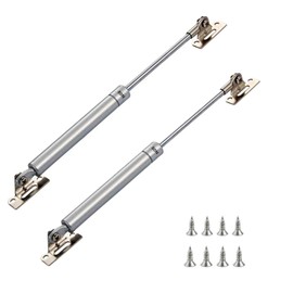 Gas Spring, Furniture Gas Spring, Gas Damper, Telescopic Gas Strut for Flaps, Cabinet Door, Shock Absorber, Soft Close (80N)