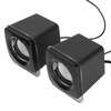1 Pair Mini USB2.0 Speaker Computer Laptop Desktop Wired Stereo