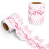 FYSUIMU 32.8 Ft Pink Bow Bulletin Board Border Coquette Bowknot