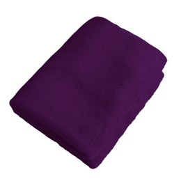 iMaylex Manta de forro polar de franela suave para cama, sofá, microfibra de felpa, acogedora y ligera, morado, 50 x 70 cm