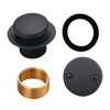 F Fityle Bathtub Drain Tip Coarse Thread Replacement Single Hole