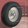 1" Bearing Log Splitter Wheel with Tire 4.8" wide X