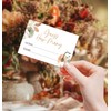Fall Flower Pumpkin Bridal Shower Game,Baby Shower Game Raffle Cards