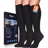 Compression Socks for Women and Men (3-Pairs) Best Support for