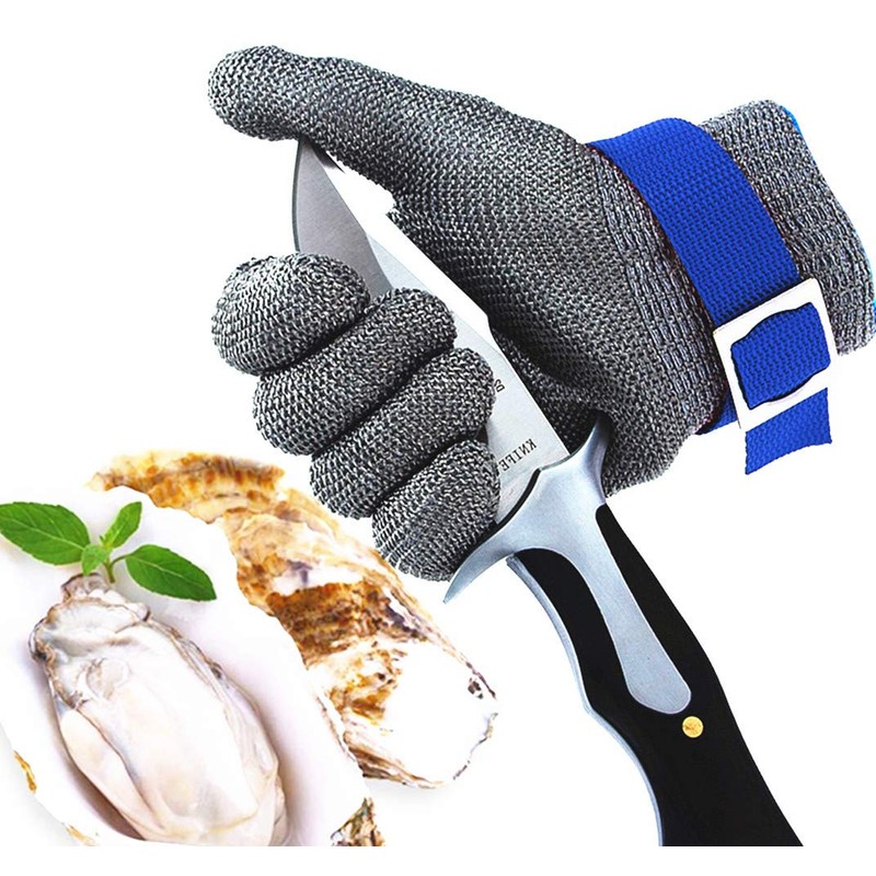 CPTDCL Level 9 Cut Resistant Glove Stainless Steel Mesh Metal