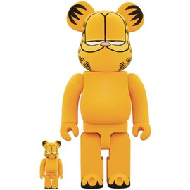 Garfield Flocky 100% & 400% Be@rbrick Figure 2-Pack