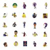 Neymar Futbol 50 Calcomanias Stickers Pvc Contra Agua Brazil