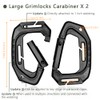INLAZTIM Pack of 18 Molle Accessories Carabiner Clips Molle System