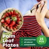 DISPOSABLE GREEN – Round Disposable Plates, Areca Leaf Serving Plates,
