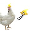 6 Pcs Adjustable Chicken Harness with Leash and Chicken Hats