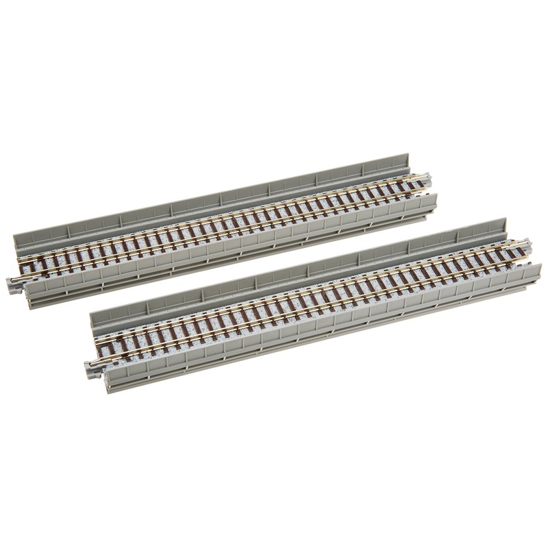Kato N Gauge Single-Line Elevated Straight Track 186 mm, 3-Pack, 20 – 410 Railway