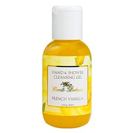 Camille Beckman Hand and Shower Cleansing Gel, French Vanilla, 2 Ounce