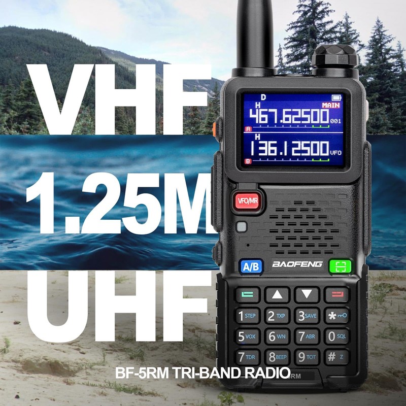 BAOFENG 5RM 10W Long Range Ham Radio with TIDRADIO Portable