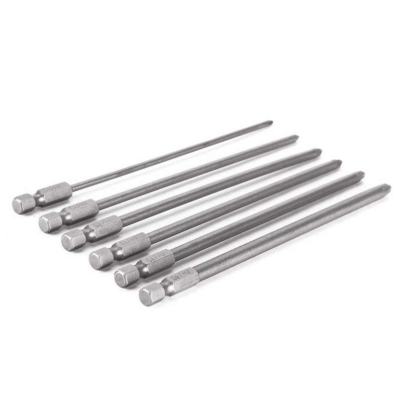 Yakamoz 6Pcs 1/4 Hex Shank Magnetic Cross Phillips Screw Head