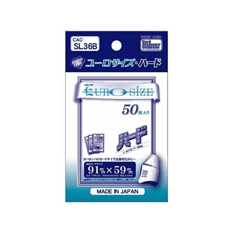 Hobby Base Card Accessories Euro Size Hard CAC-SL36 Set of
