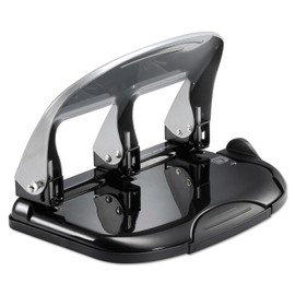 Paperpro-Bostitch 2240 inPRESS 3-Hole Punch, 40-Sheet Capacity, Black/Silver