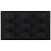 Lékué 9 Cavity Gourmet Shell Shaped Madeleine Mould, Black