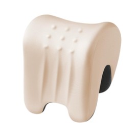 Harilla Neck Support with Memory Effect for Office Chairs, Neck Pillow, Neck Support for Desk Chairs, Headrest Pillow for Adults, Students, White