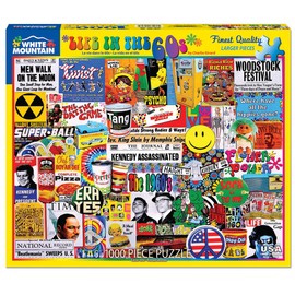 White Mountain Puzzles Life in the 60's - 1000 Piece Jigsaw Puzzle