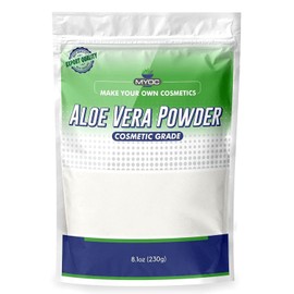 MYOC Pure Organic Aloe Vera Powder - Boost Skin and Hair with Natural Radiance. 230g (1 Pack) for Nourishing Benefits