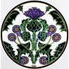 HENSITA Static Window Cling in a Thistle Nouveau Design