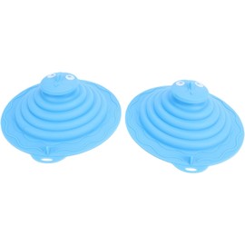 Mavis Laven Tapón de Silicona para Bañera, Paquete de 2, Tapón de Drenaje Universal para Fregadero, Sello de Succión de Silicona de Grado Alimenticio, Fácil de Limpiar para Fregadero de Cocina,