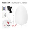 Mr.Go 8-inch LED Egg Light Nightlight Mood Lighting Lamp for