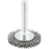 Osborn 2507162 Wheel Brush Crimped of Steel Wire, 0 V,