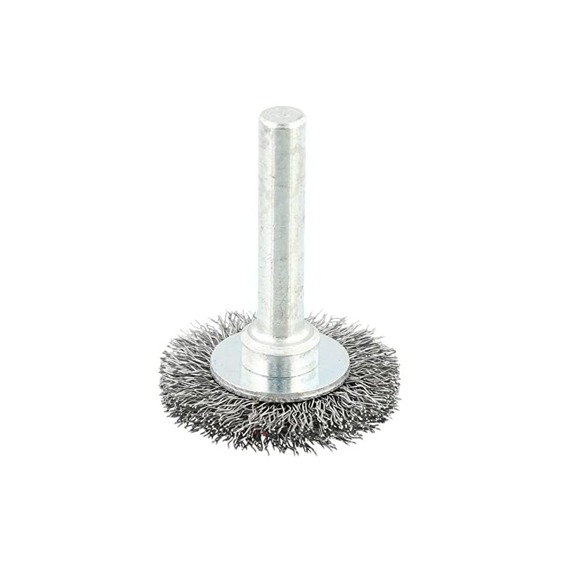 Osborn 2507162 Wheel Brush Crimped of Steel Wire, 0 V,