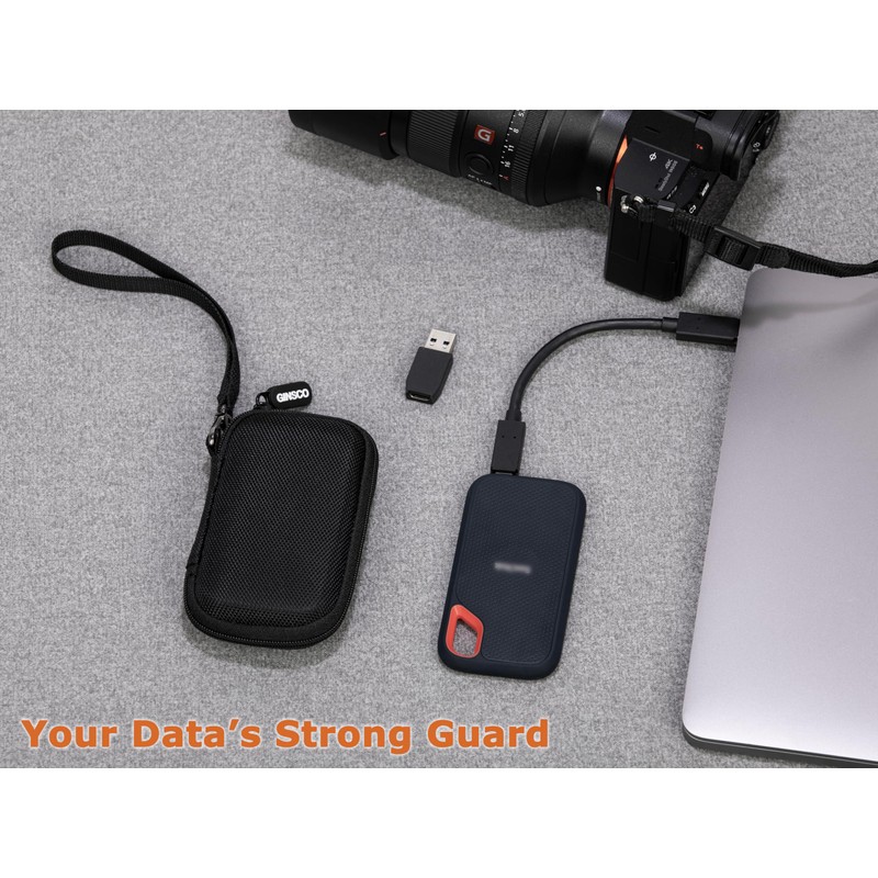 Ginsco Ultra-Compact Case Exclusive for Sandisk Extreme Portable SSD E30/E61,