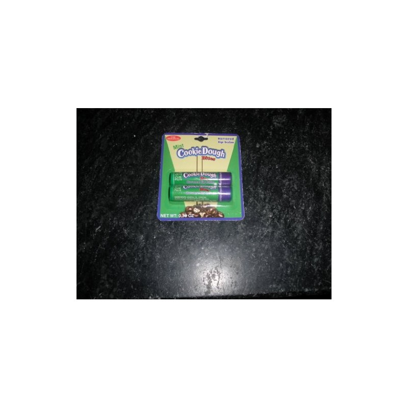Flavored Lip Balm, Mint Cookie Dough Bites, 0.15 Oz, 2