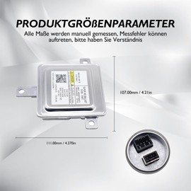 HISports Xenon HID Control Unit 8K0941597E W003T22071 - Headlight Ballast for ADC 2011-2014 8K0.941.597.E