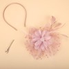 Viiotu Elegant Womens Wedding Fascinator Hat – Feather Mesh Flower