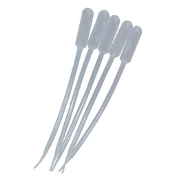 BIPEE 10ml Plastic Pipette Graduated Transparent Dropper 295mm Length 100pcs