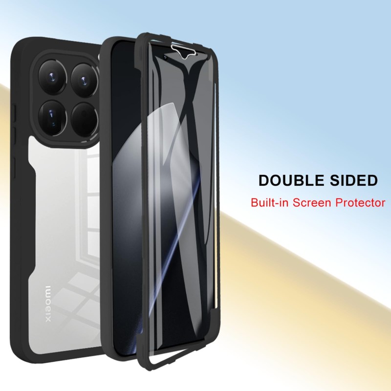 MRRSIWEI for Xiaomi 17 Pro Max Case with Screen Protector.Full