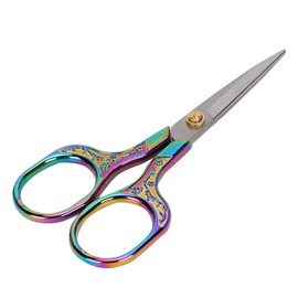 Tijeras De Bordado, Tijeras De Costura De Acero Inoxidable Tijeras De Ganchillo Tijeras De Artesanía Herramientas De Bordado Para El Hogar Oficina Escuela(Multicolor)