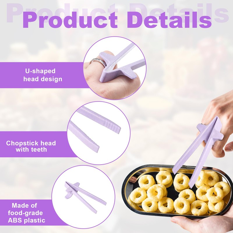 Hinbkenla Snack Chopsticks 9PCS 9 Colors