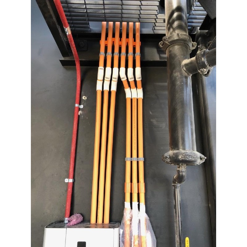 Rack-A-Tiers Slammers Rigid/PVC Conduit Spacer with Support Hole - 50