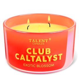 Scented Candles for Home - Enjoy Jar Candles, Natural Soy Wax with 3 Cotton Wicks, Housewarming Gift for Women and Men, Exotic Blossom