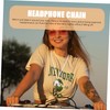 jojofuny Headphone Lost Chain Lightweight Magnetic Earphone Strap for Active