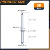 sourcing map 50Pcs 3/16"x3/4" Countersunk Head Blind Rivets, Zinc-Plated Carbon