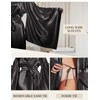 MAYILNSIN Women's Kimono Bathrobe Long Silk Bathrobe Wedding Party Bathrobe
