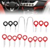 17pcs Radio Release Keys Kit Professional Removal Disassembly Tools for