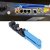 Modular Data Cable Crimper Alloy Steel Flat Mouth Termination Tool